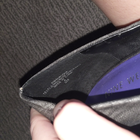 Nine West grey heels 8M - Picture 2 of 3